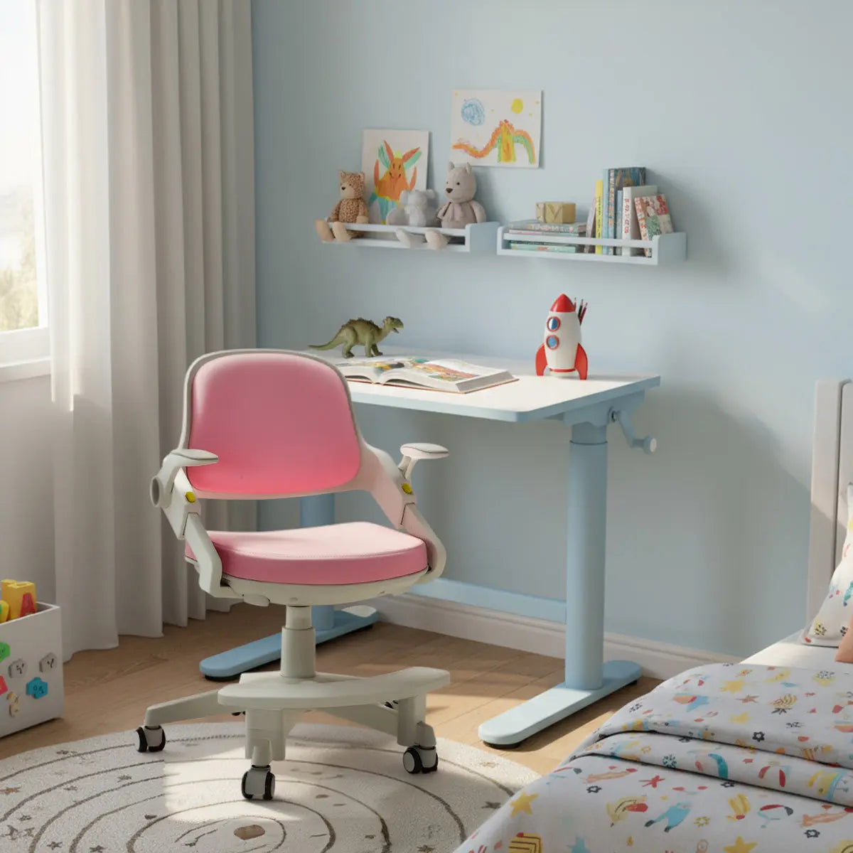 Ergonomiška vaikiška stalo kėdė Spacetronik XD SPC-XD10P, 4-15 metų vaikams | Kinderis.eu