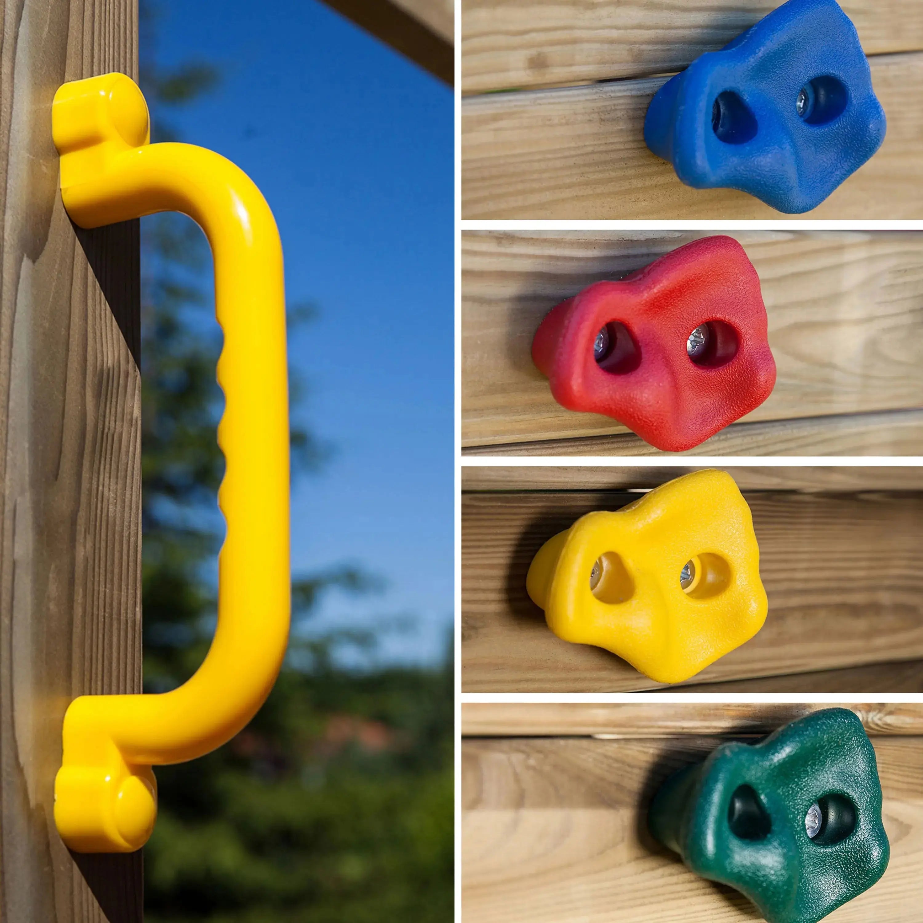Žaidimų aikštelė su čiuožykla pikniko stalu, sūpynėm, akmenukų siena "FLOPIS" Kinderis.eu