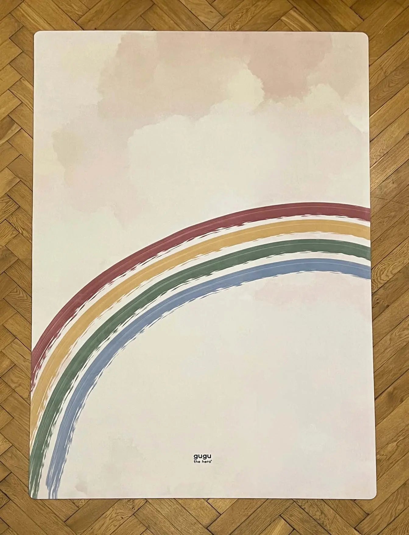 Natūralaus kaučiuko žaidimų kilimėlis „Rainbow Sky Big“ | Kinderis.eu