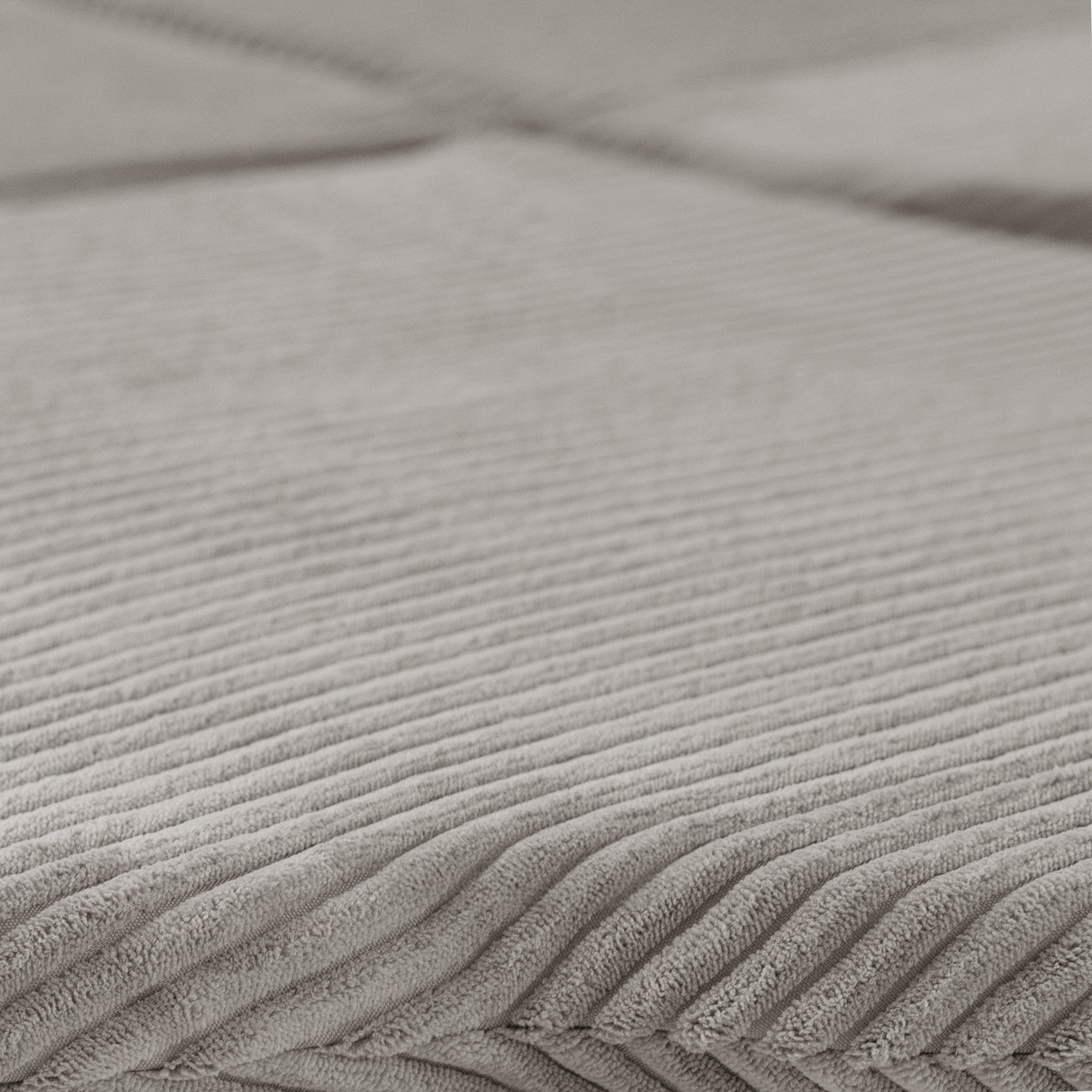 PLUSH NEST „Fluffy Flower“ gėlės formos kilimėlis, 115 × 115 × 5 cm, smėlio spalvos | Kinderis.eu