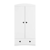 Rūbų spinta, vaikų kambario baldų komplektas "DŽIULJETA" Kinderis.lt