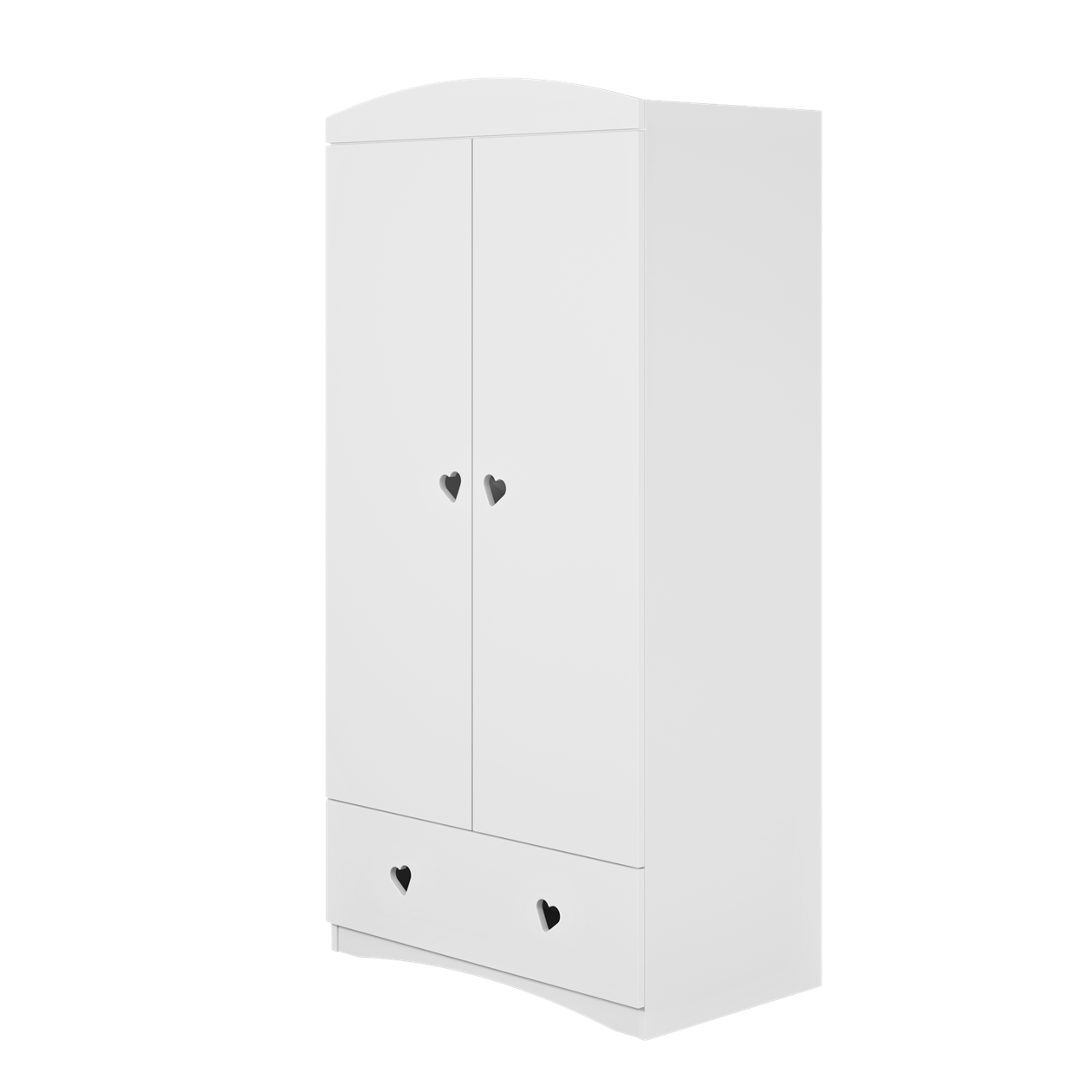 Rūbų spinta, vaikų kambario baldų komplektas "DŽIULJETA" Kinderis.lt