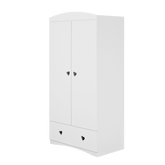 Rūbų spinta, vaikų kambario baldų komplektas "DŽIULJETA" Kinderis.lt