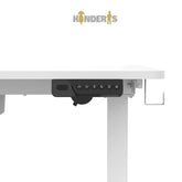 vaikams skirtas stalas kurio stalvirsius yra baltos spalvos ir aukstis gali reguliuotis