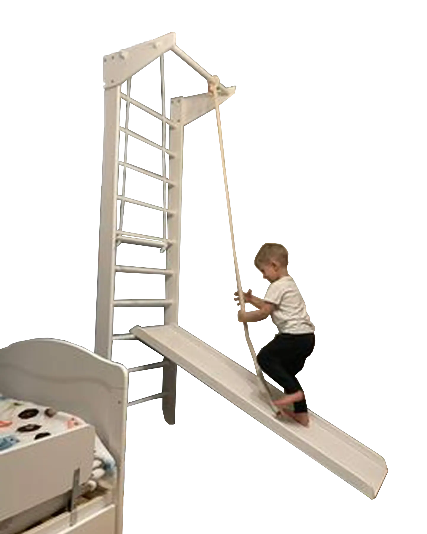 gimnastikos sienele su priedais