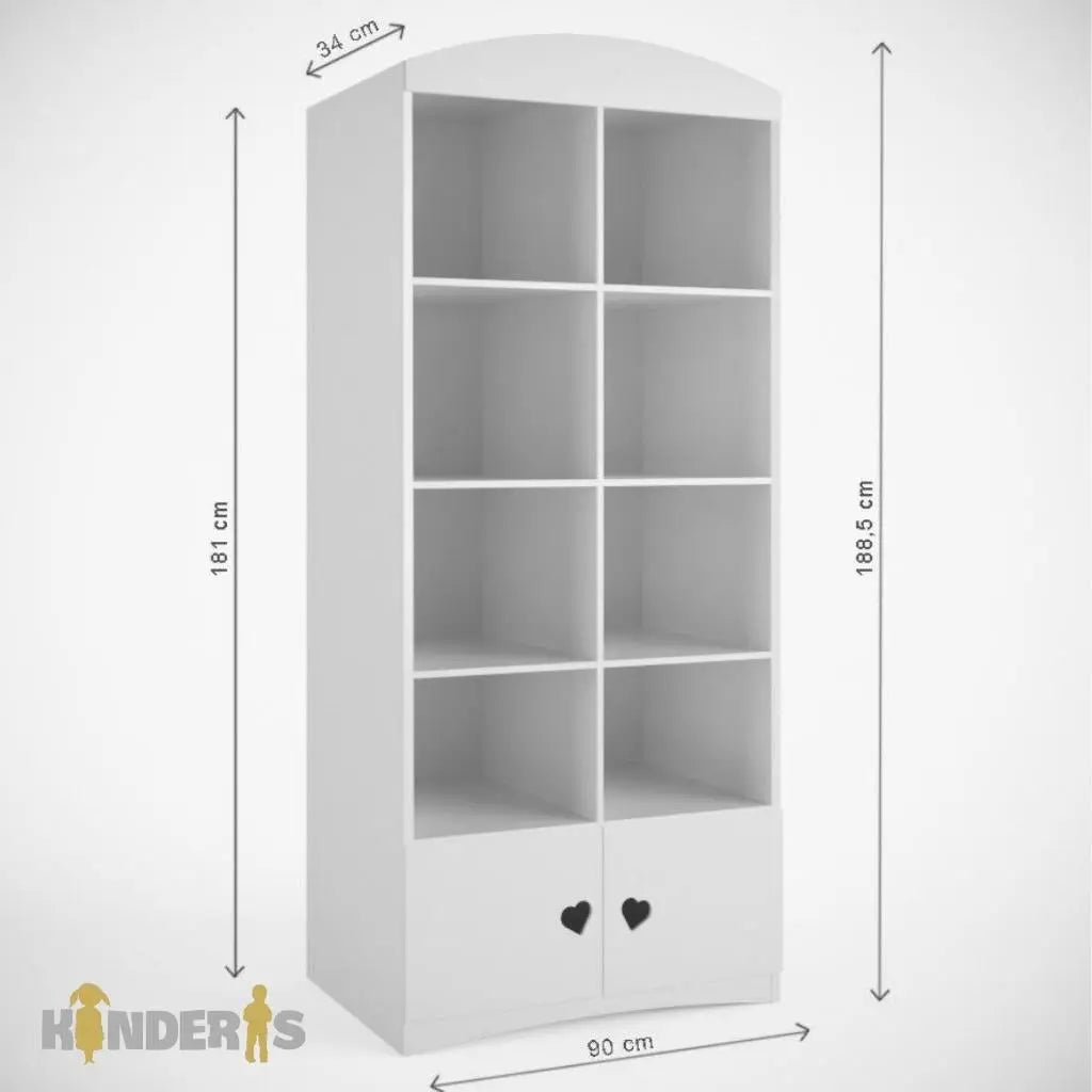 vaikiska balta lentyna pastatyta vaiko kambaryje