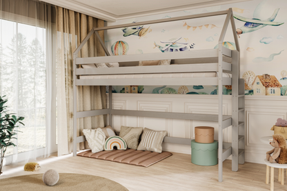 Dviaukštė lova ERYC 1, (įvarių dydžių ir spalvų) Kinderis.eu