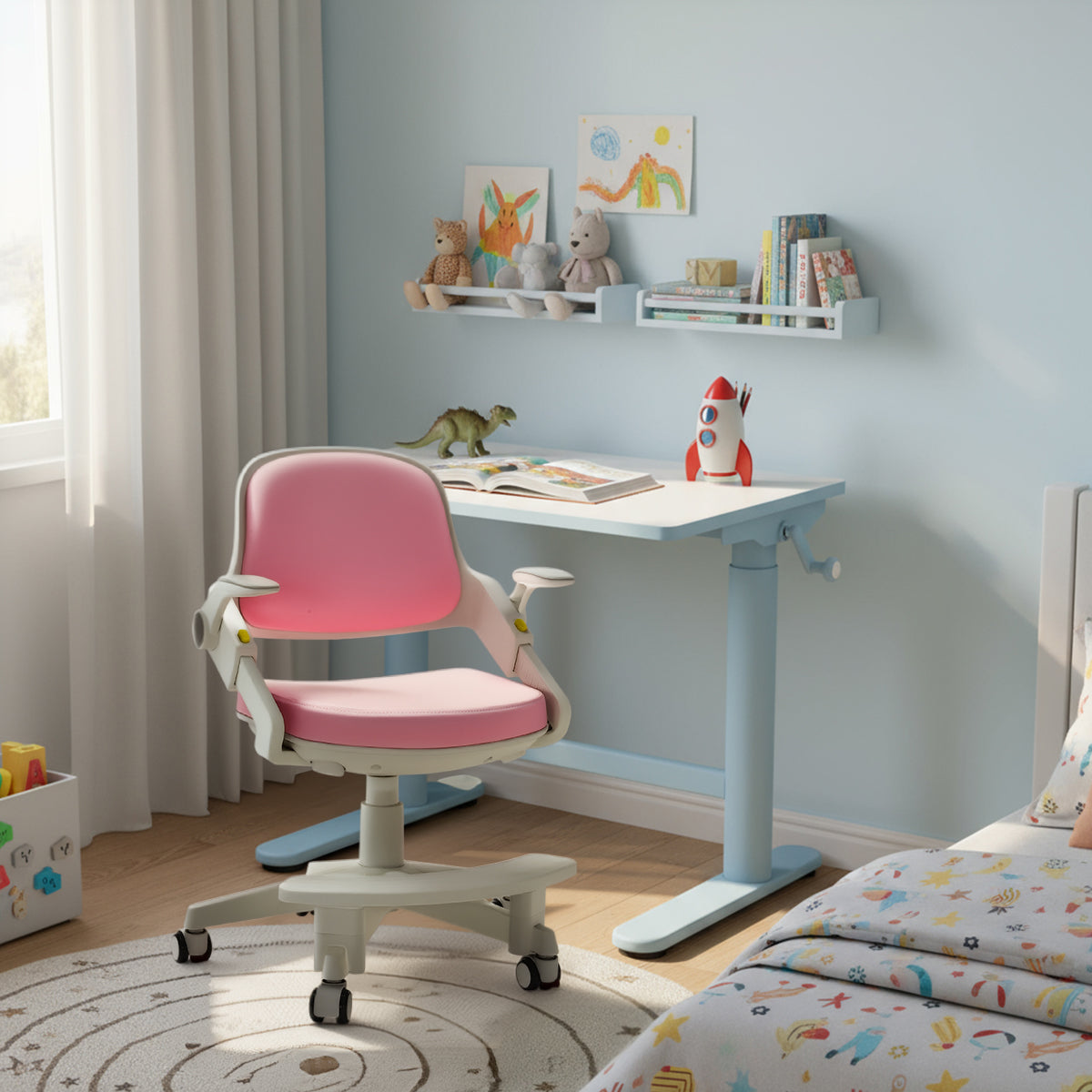 Ergonomiška vaikiška stalo kėdė Spacetronik XD SPC-XD10P, 4-15 metų vaikams | Kinderis.eu