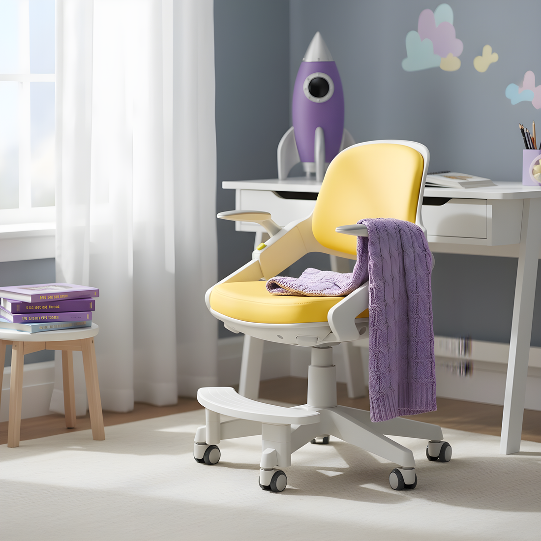 Ergonomiška vaikiška stalo kėdė Spacetronik XD SPC-XD10Y, 4-15 metų vaikams | Kinderis.eu