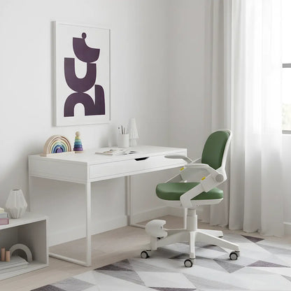 Ergonomiška, odinė vaikiška stalo kėdė, 4-15 metų vaikams Kinderis.eu