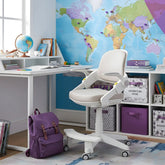 Ergonomiška, odinė, vaikiška stalo kėdė  4-15 metų vaikams Kinderis.eu