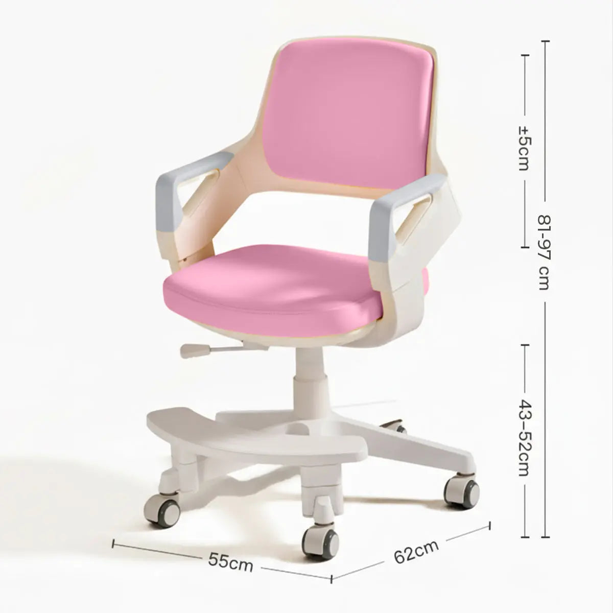 Ergonomiška, odinė,  vaikiška stalo kėdė  5-13 metų vaikams Kinderis.eu