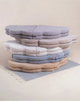 Minkštas žaidimų kilimėlis, gėlės formos kilimėlis, 115 × 115 × 5 cm, rožinė Kinderis.eu