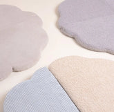 Minkštas žaidimų kilimėlis, gėlės formos kilimėlis, 115 × 115 × 5 cm, rožinė Kinderis.eu