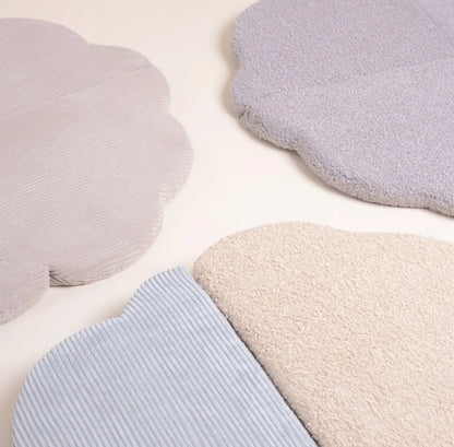 Minkštas žaidimų kilimėlis, gėlės formos kilimėlis, 115 × 115 × 5 cm, rožinė Kinderis.eu