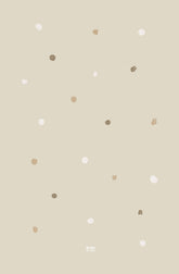 Natūralaus kaučiuko kūdikių kilimėlis „Beige Beige Dot Big“ | Kinderis.eu