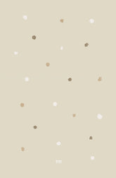 Natūralaus kaučiuko kūdikių kilimėlis „Beige Beige Dot Big“ | Kinderis.eu