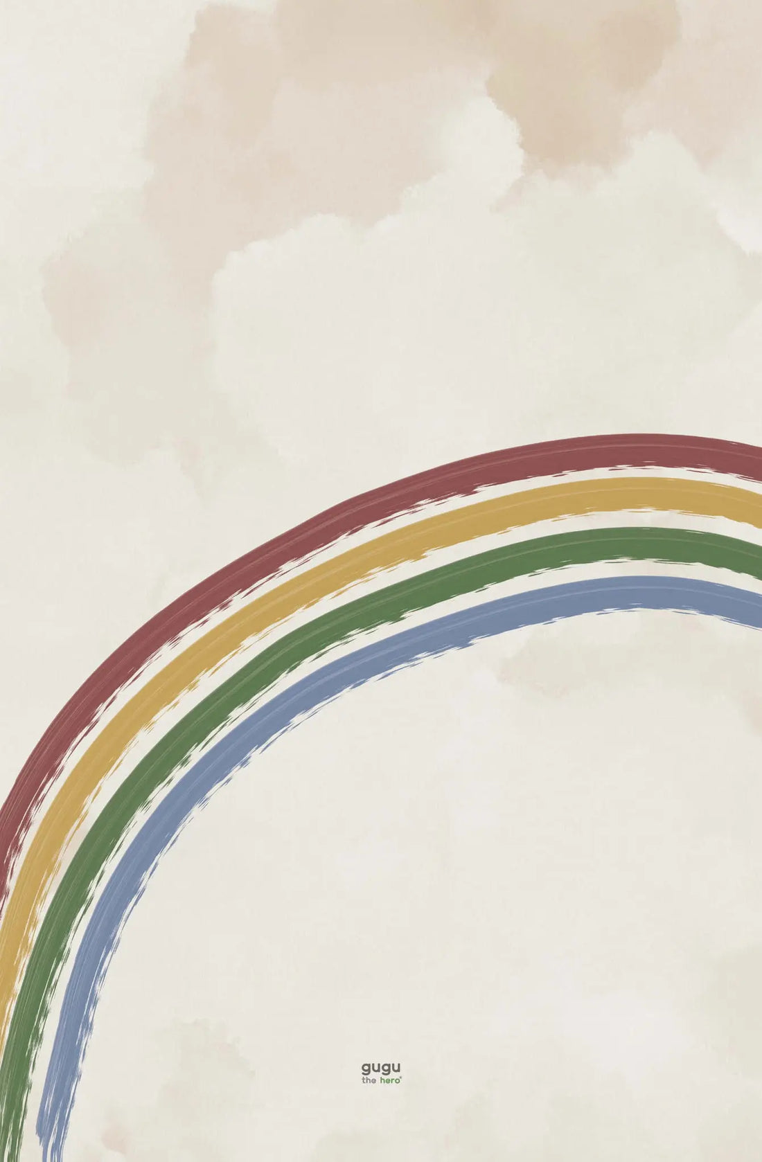 Natūralaus kaučiuko žaidimų kilimėlis „Rainbow Sky Big“ | Kinderis.eu