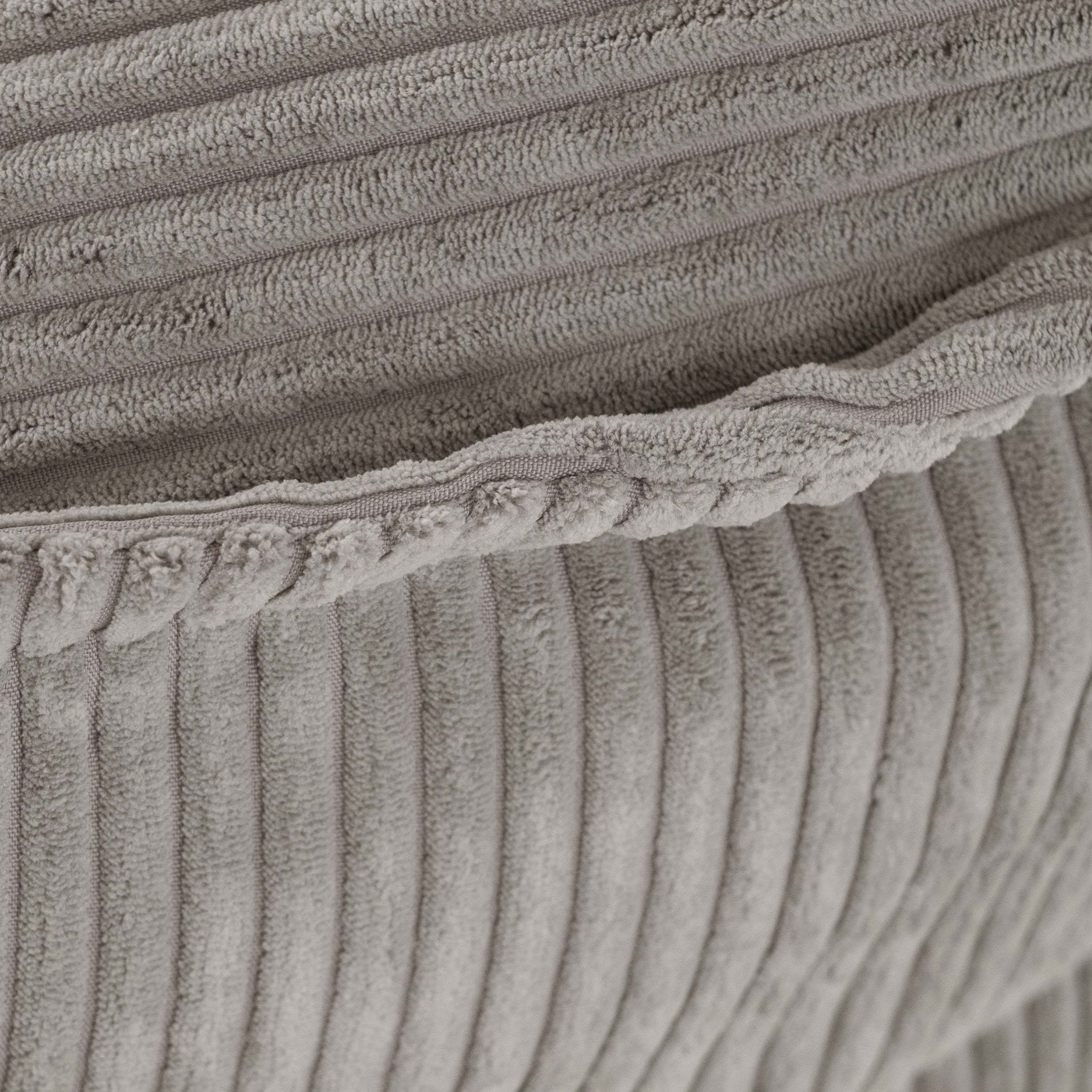 PLUSH NEST Huggy Bear fotelis, 68 × 45 cm, smėlio spalvos, kordurojus | Kinderis.eu