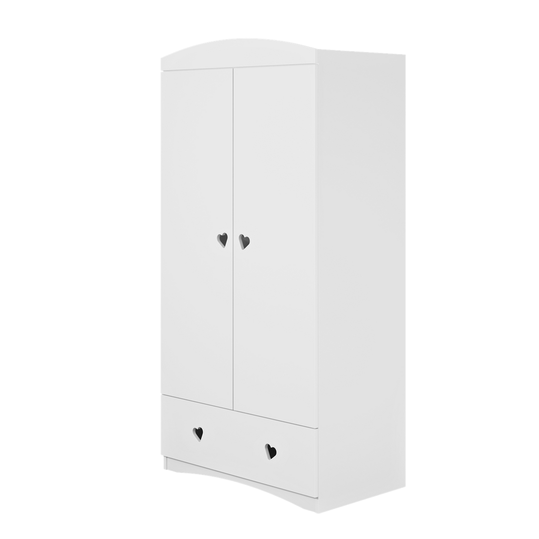 Rūbų spinta, vaikų kambario baldų komplektas "DŽIULJETA" Kinderis.lt