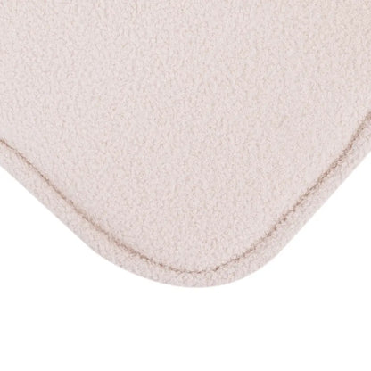 PLUSH NEST vaikiškas išskleidžiamas fotelis, 150 × 60 × 25 cm, kreminės spalvos | Kinderis.eu