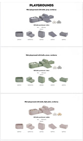 Žaidimų aikštelė su baseinu (+100 kamuoliukų), žalia, Kinderis.eu