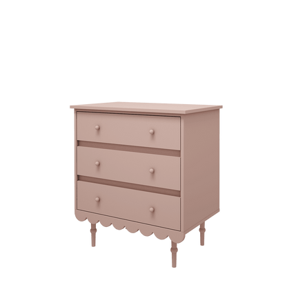 Komoda vaiko kambariui "BABUSHKA" pink