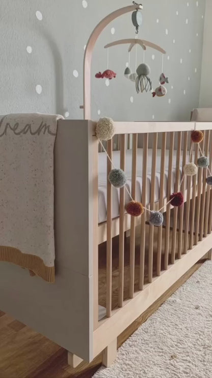 Growing baby bed &quot;BASIC&quot; 140x70 cm