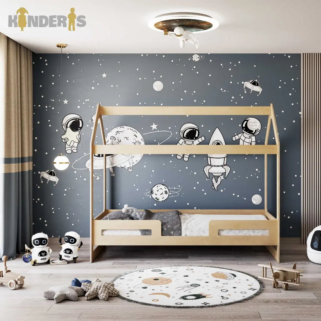 reguliuojama vaikiska lova vaiko kambaryje