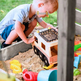 Medinė žaidimų aikštelė su sūpynėm "AKTYVUKAS GW" (balta-pilka) Kinderis.lt